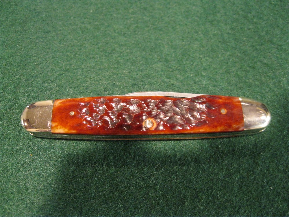 Case XX USA 6279-SS Jigged Red Bone 3-Dot 1977 Knife