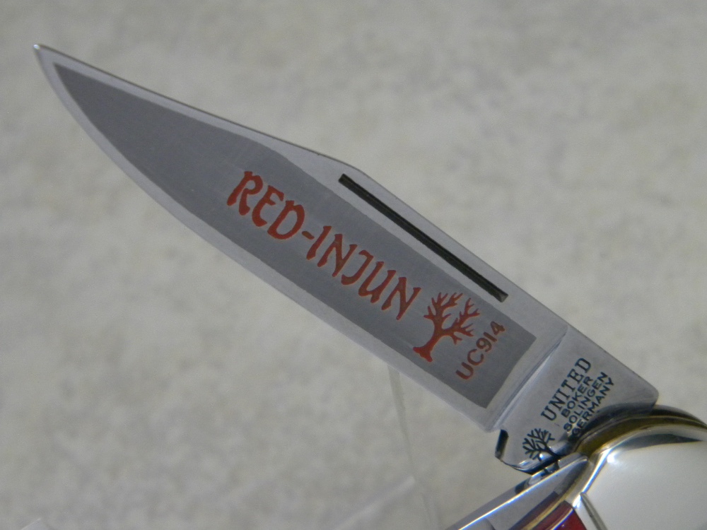 United Boker Solingen Germany Red Bone UC914 Red-Injun Copperhead