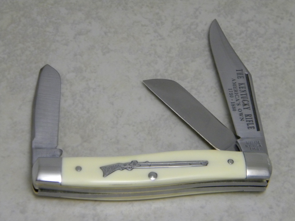 Schrade NY USA CM-1 Stainless The Kentucky Rifle America's Own