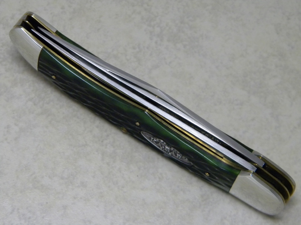 KaBar Olean NY Green Bone CK96 Folding Hunter Knife 1996 KABAR