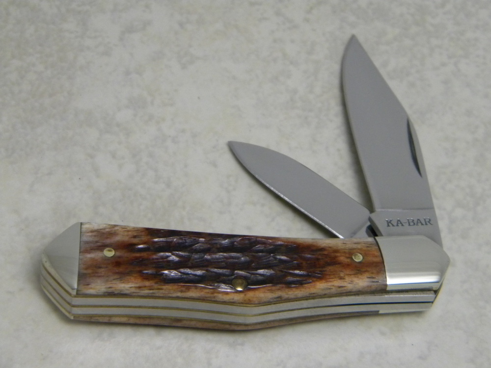 Ka-Bar Union HMP89 Jigged Bone Humpback Jack Knife c.1989