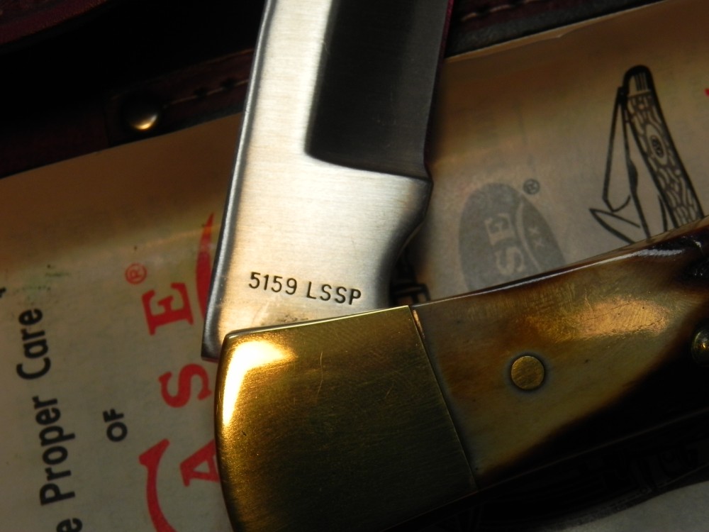 Vintage 1981 Case xx Hammerhead Shark Folding Hunter Knife w Sheath