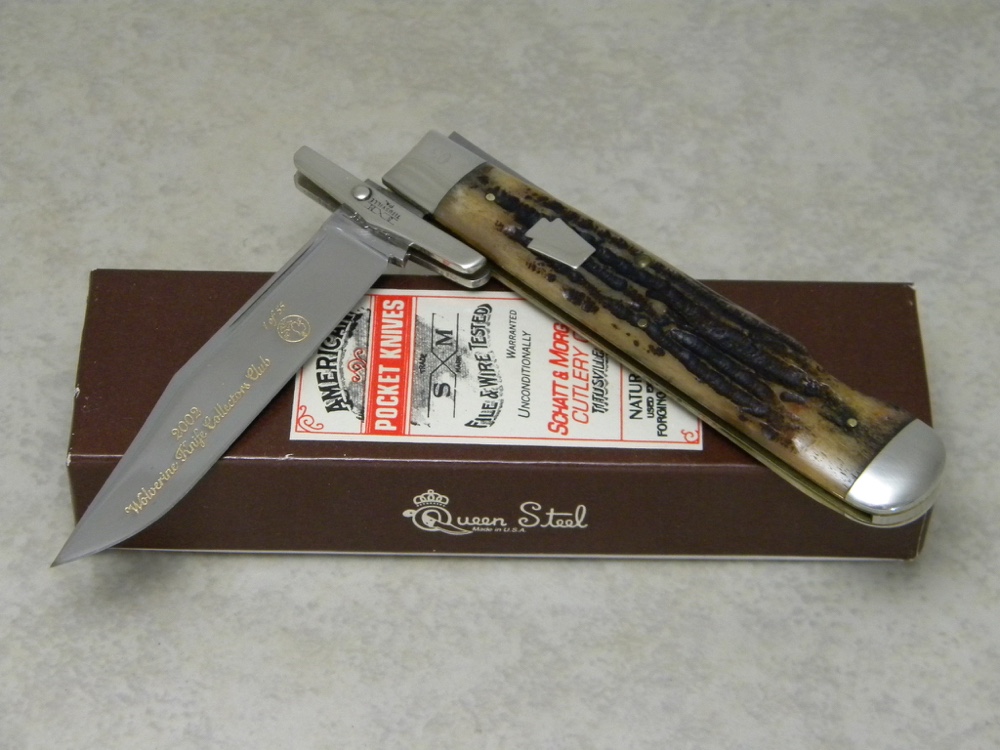 Schatt & Stag Bone "2002 Wolverine Knife Collectors Club" Swing
