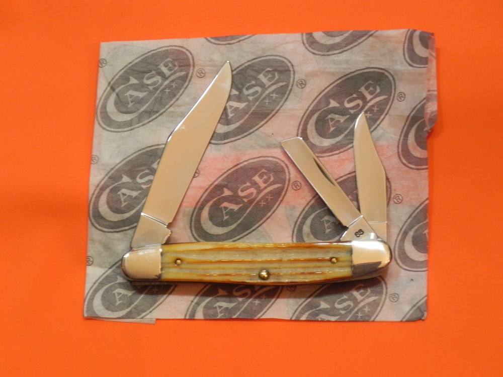 Case xx Roman Numeral 1994 3 Blade Whittler Knife w/ Second