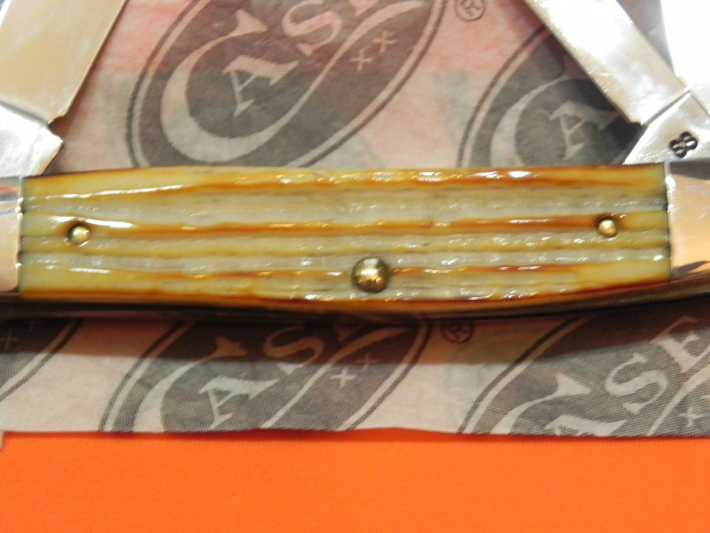 Case xx Roman Numeral 1994 3 Blade Whittler Knife w/ Second