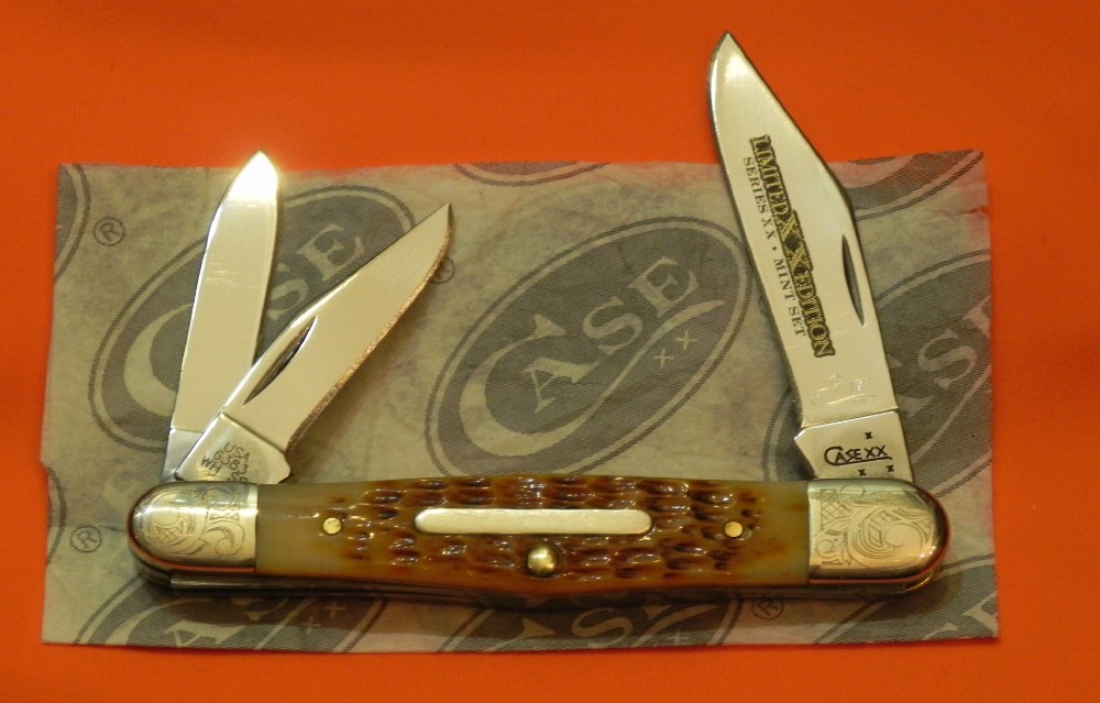正規店仕入れの Handles Bone Molasses w Whittler xx Case & Scroll Fancy 小物