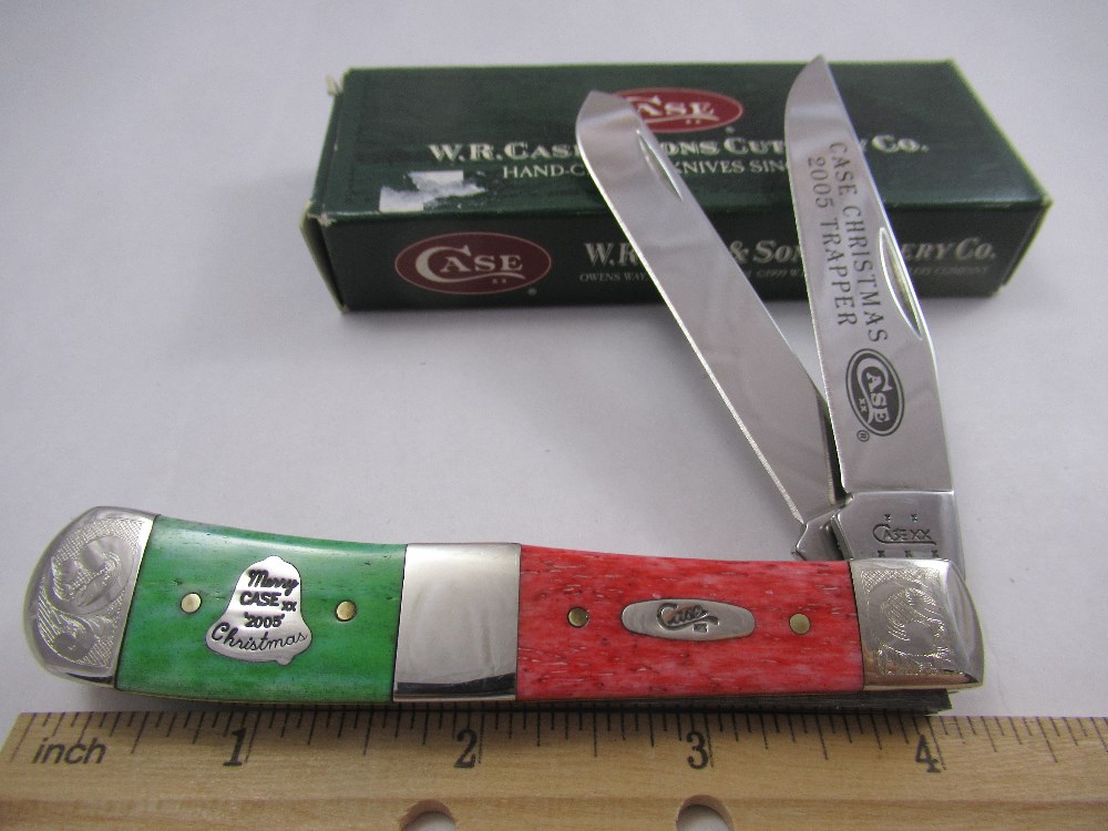 Case XX 2005 Christmas SFO Trapper Pattern # 6254 SS