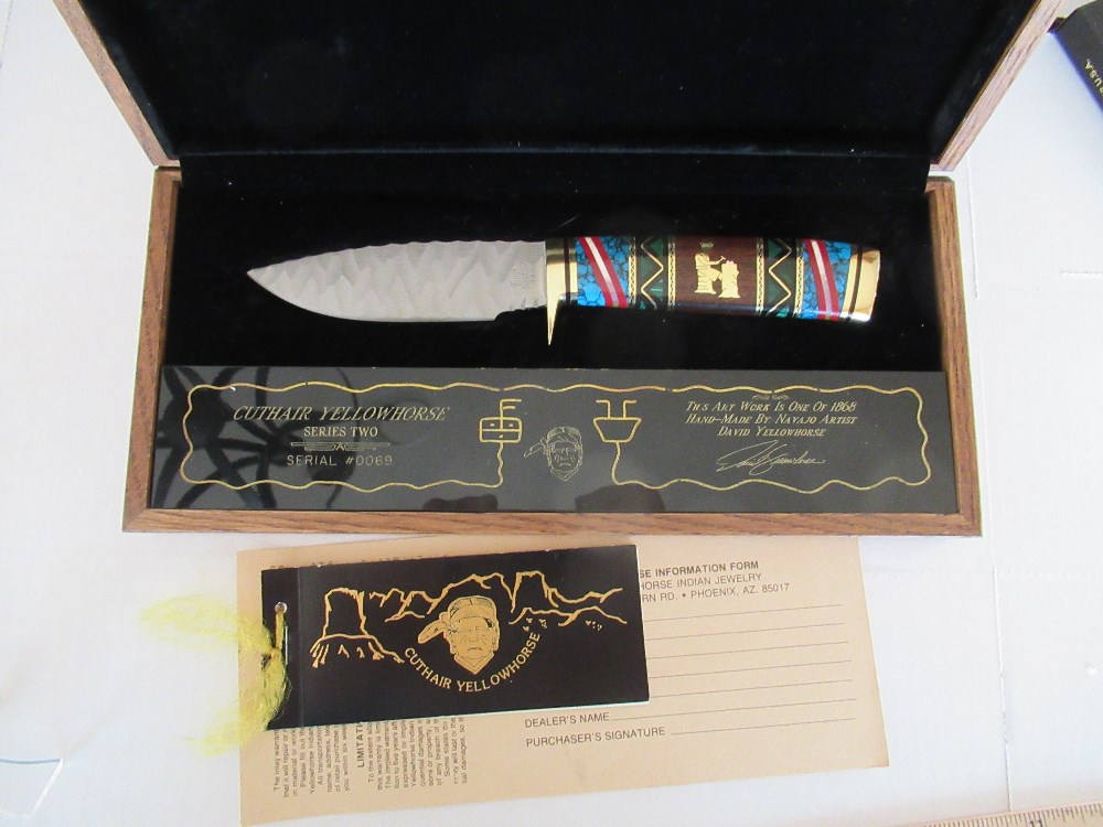 Cuthair Yellowhorse - Series Two #1018 - Arizona Custom Knives