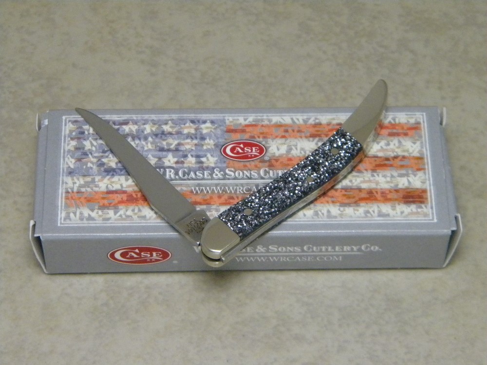 Case XX USA 2017 1010096 Silver Stardust Kirinite SS Tiny