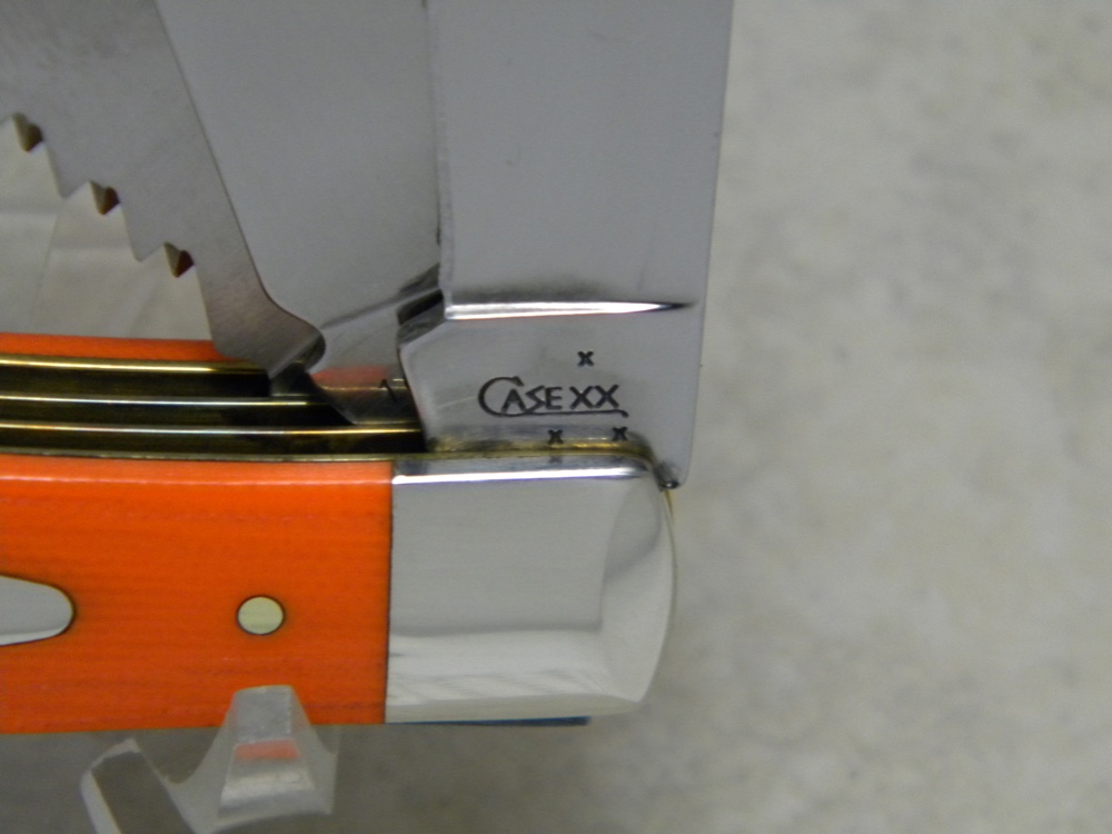 Case XX USA 2007 Orang Micarta 10354GS SS Guthook Skinner 3