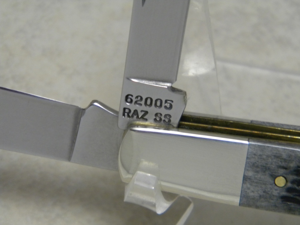 Case XX USA 2 Dot (1998) Gray Bone 62005 RAZ SS Limited Edition Razor ...