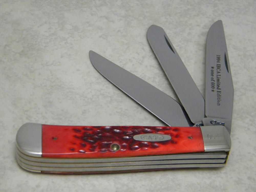 Case XX USA Dark Red Bone DR6354 SS 1994 IBCA Limited