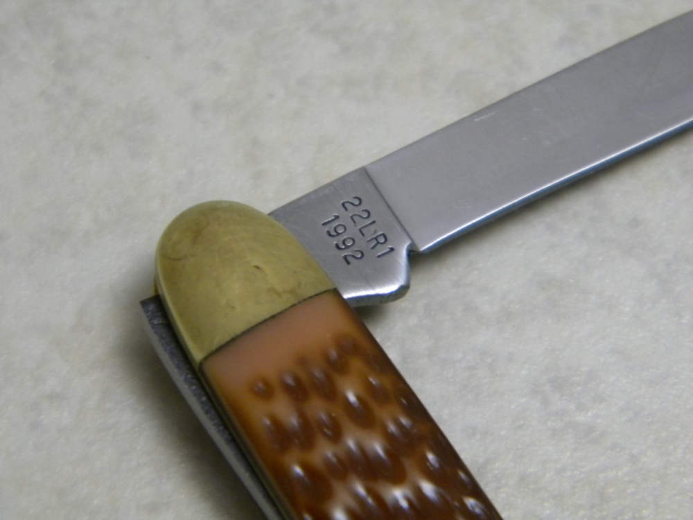 Camillus New York USA 22LR1 Jigged Delrin "Rimfire Classic" Pen Knife