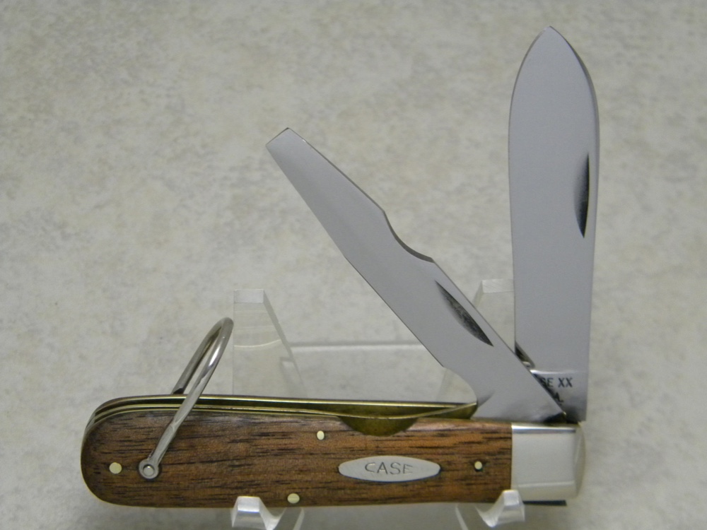 Case XX USA 6 Dot (1974) Walnut Wood 12031L Electricians Knife
