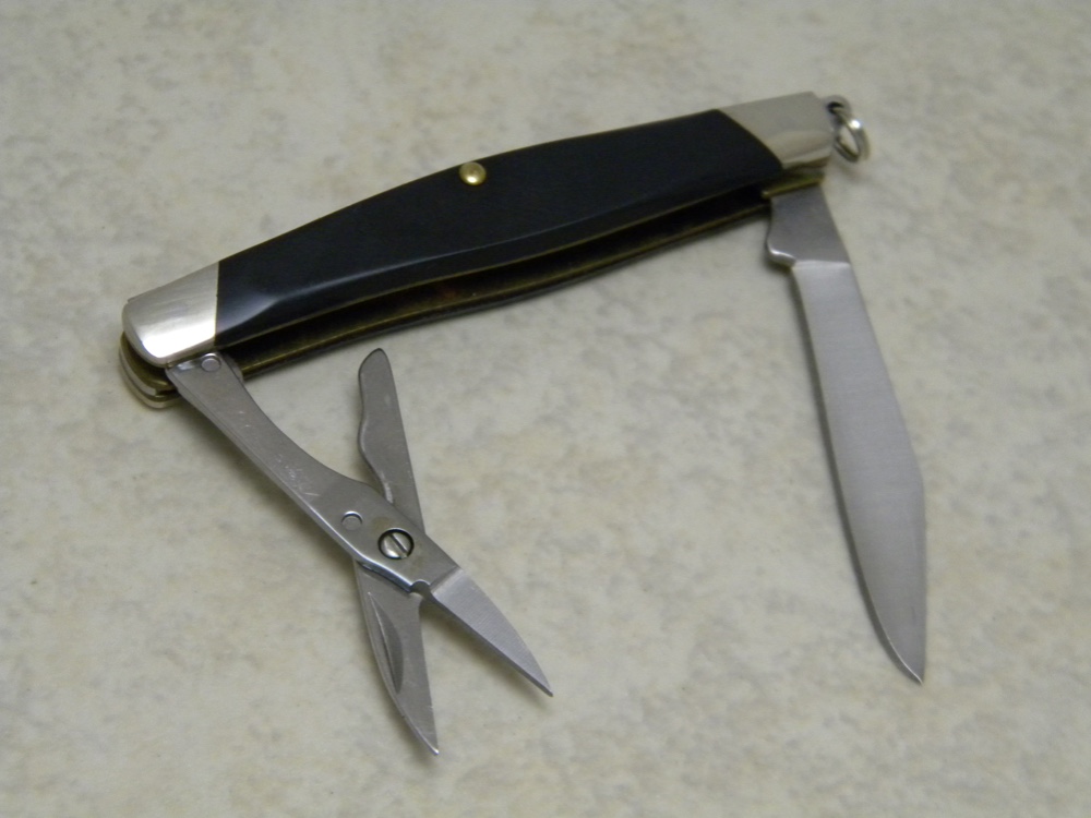 Buck 305 X USA Lancer Black Delrin 2 Blade Stockman Knife Buck 305 X USA Lancer Black Delrin 2 Blade Stockman Knife