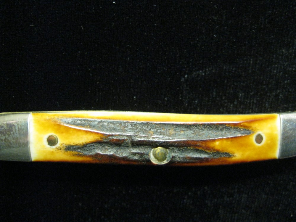 Case Knife XX USA 52033 SSP 5-Dot 1985 Stag 2-blade Knife