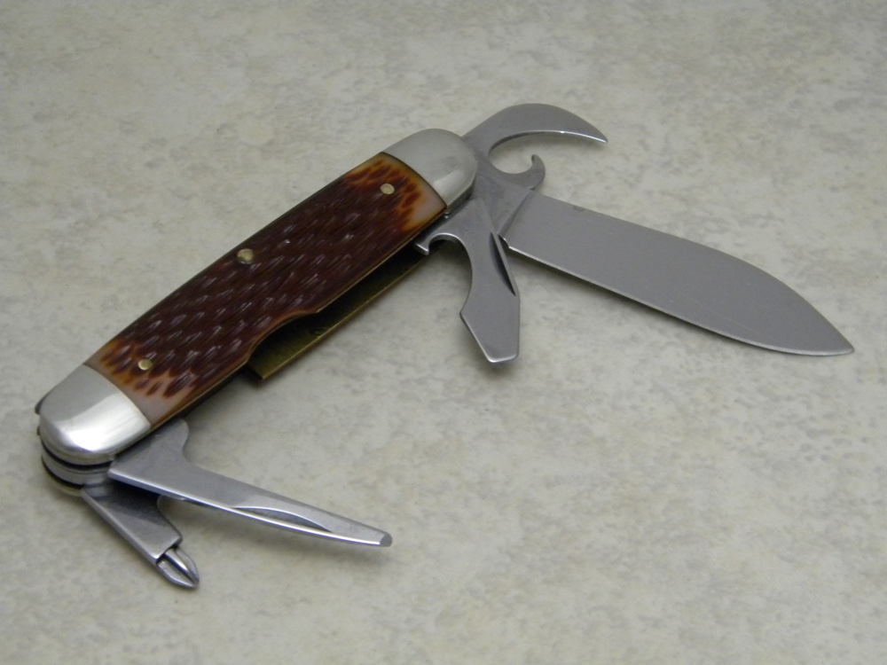 Ulster USA Jigged Delrin No. 1046 Official 5 Blade Deluxe Boy Scouts of