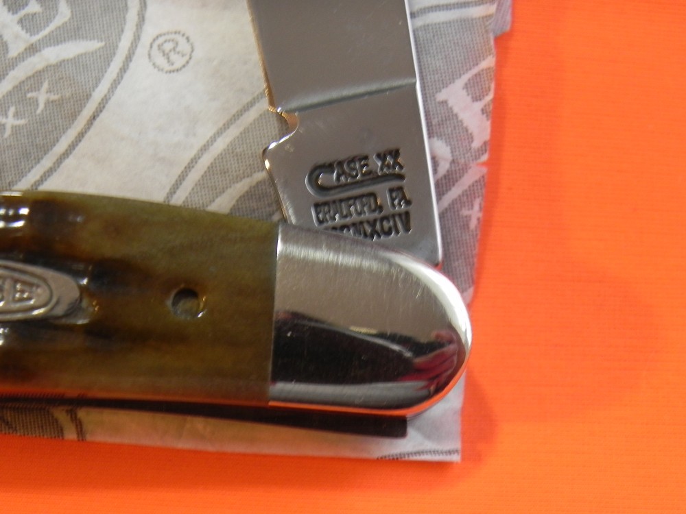 Case xx Roman Numeral 1994 3 Blade Whittler Knife w Jigged