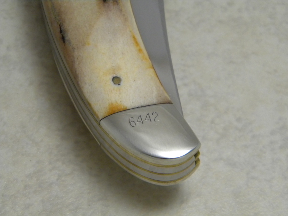 KaBar Olean NY Stag CK95 Folding Hunter Knife 1995 KABAR Knife