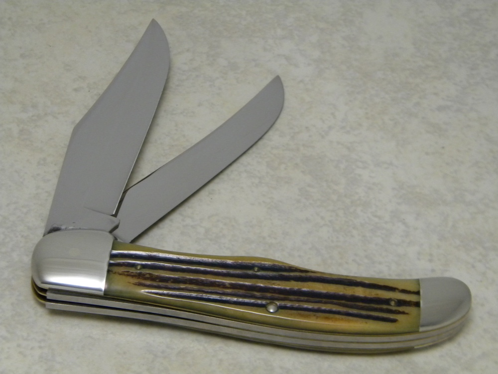 Queen Steel 39 Winterbottom Bone Folding Hunter Knife "Q Steel" Tang Stamp No Etch 1950's