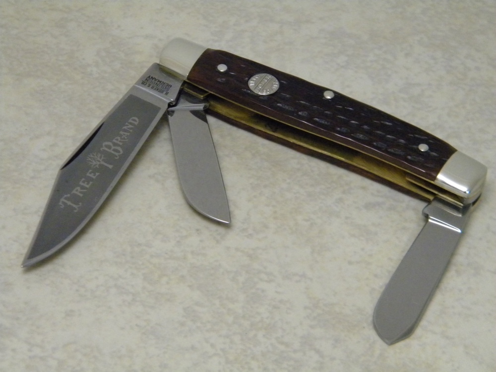 H. Boker & Co. Solingen Germany Tree Brand Brown Bone