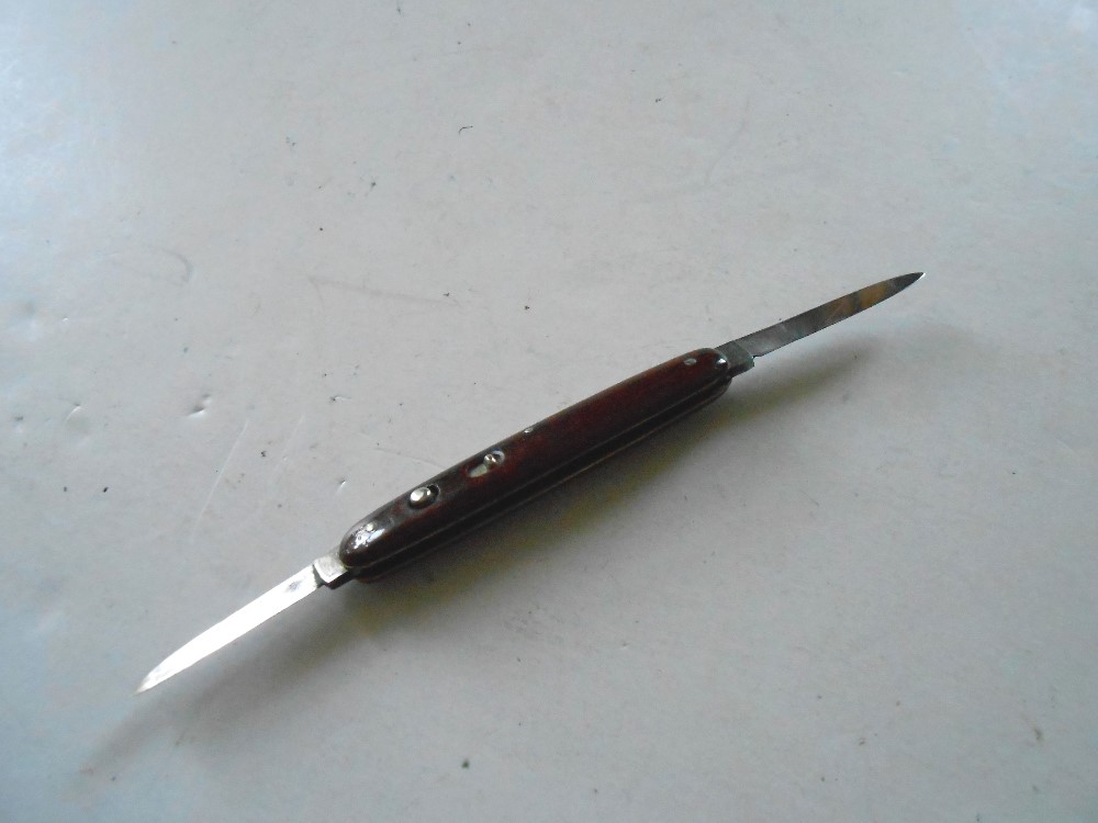 Schrade Walden NY Double Blade Auto Knife