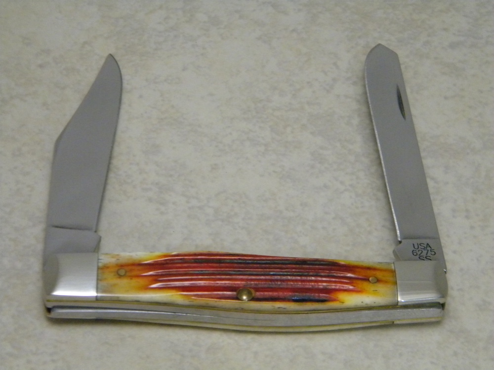 Case XX USA 2012 Sunset Bone 6275 SS Moose Knife
