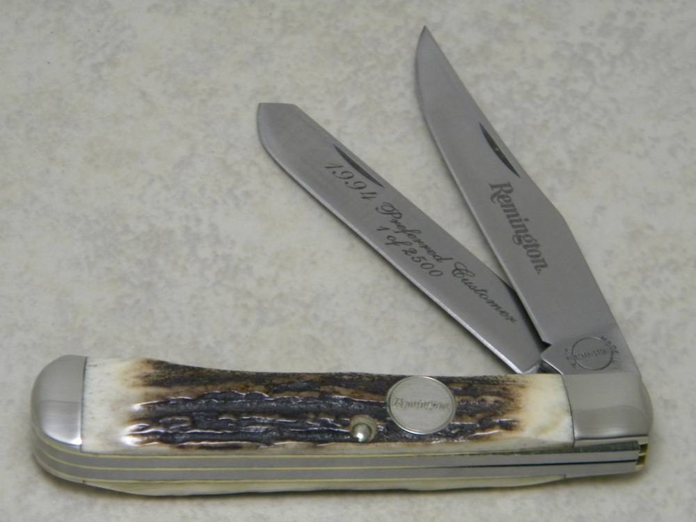 Remington USA Stag R12 "1994 Preferred Customer 1 of 2500" Trapper Knife