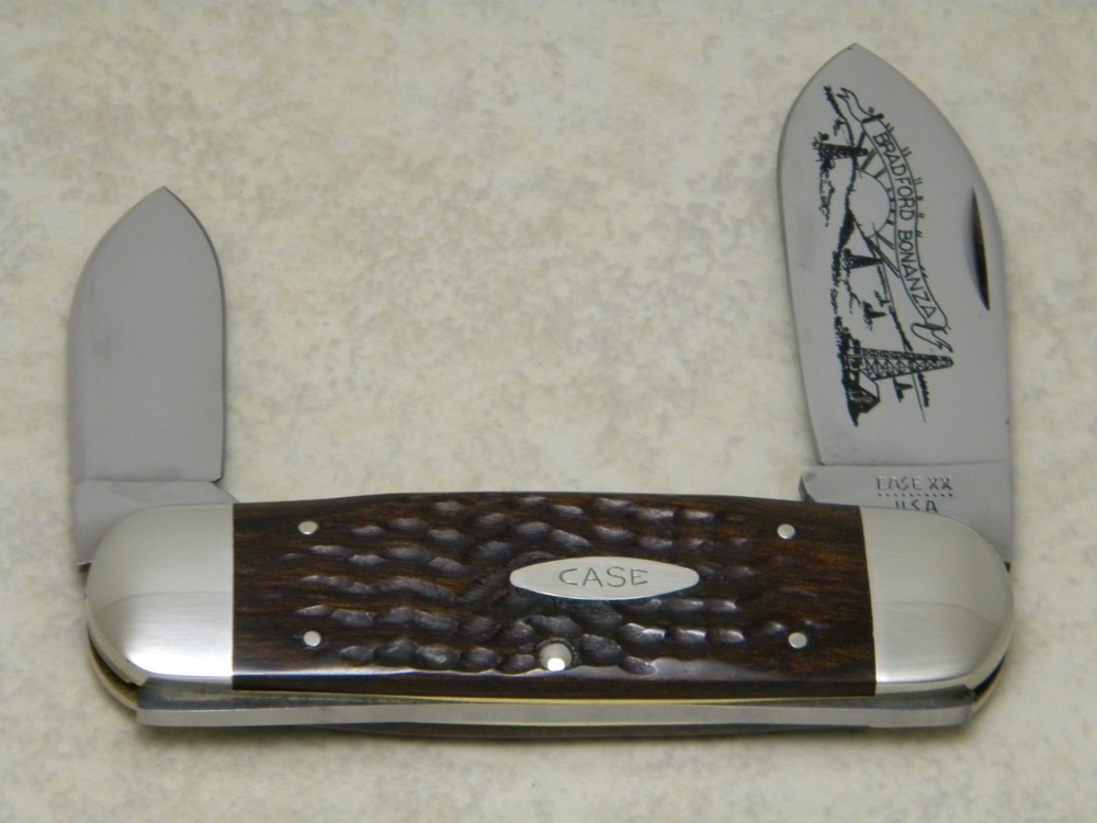 Case XX USA 10 Dot (1980) Laminated Wood 6250 Bradford Bonanza