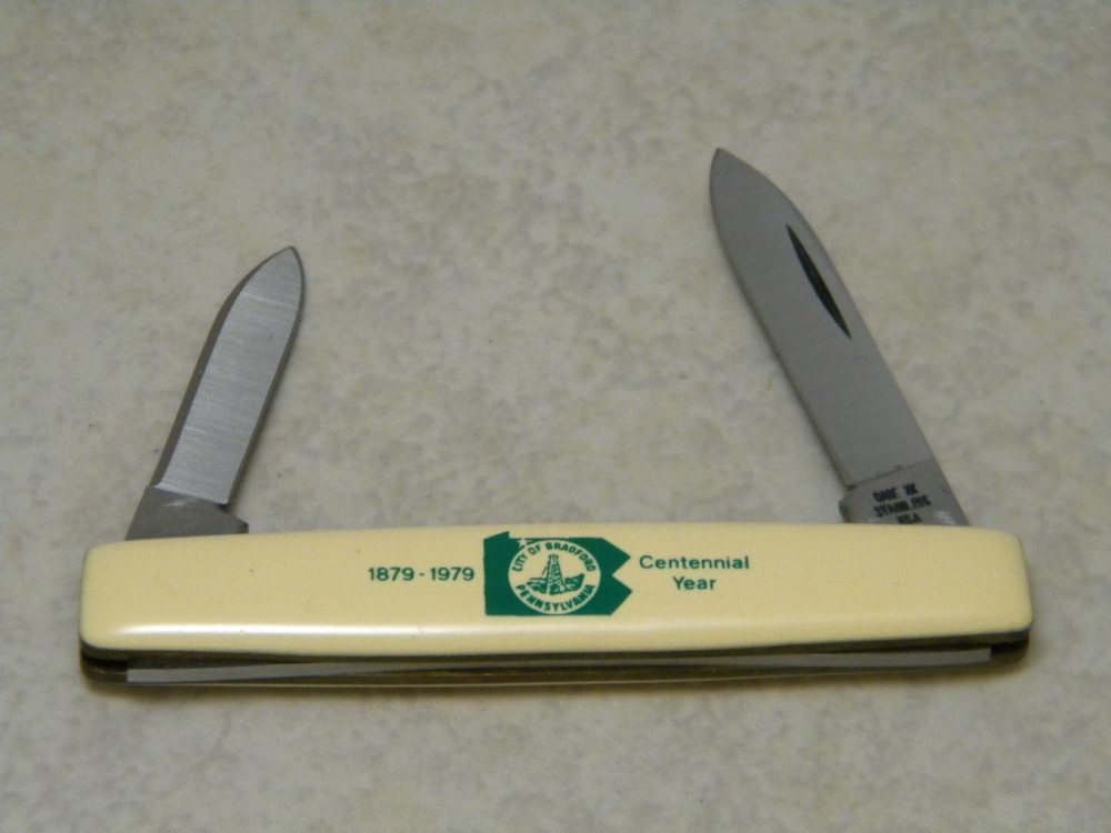 Case XX Stainless USA 1879-1979 City of Bradford Pennsylvania