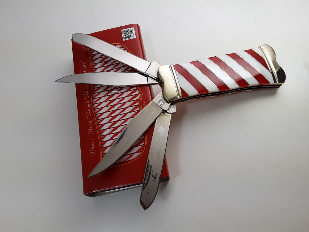 Rough Rider Candy Cane Double Take Trapper RR 1304