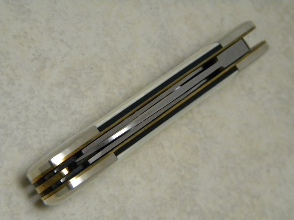 Kabar KABAR Made in USA ETN 91 Imitation Ivory Elephant Toe Sunfish