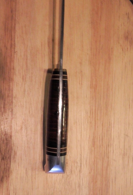 WESTERN L465 BABY SHARK kNIFE, Leather Handle