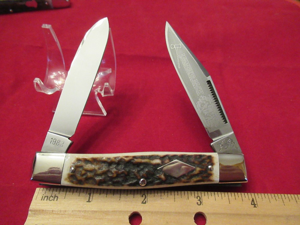 Bulldog Brand 1983 Stag Moose Pattern, Lumber Jack