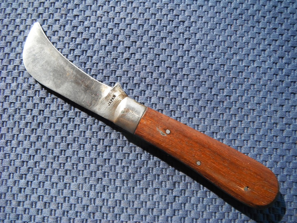 Browning Japan Model 822 Wood/Zytel 3 Blade Knife - NIB