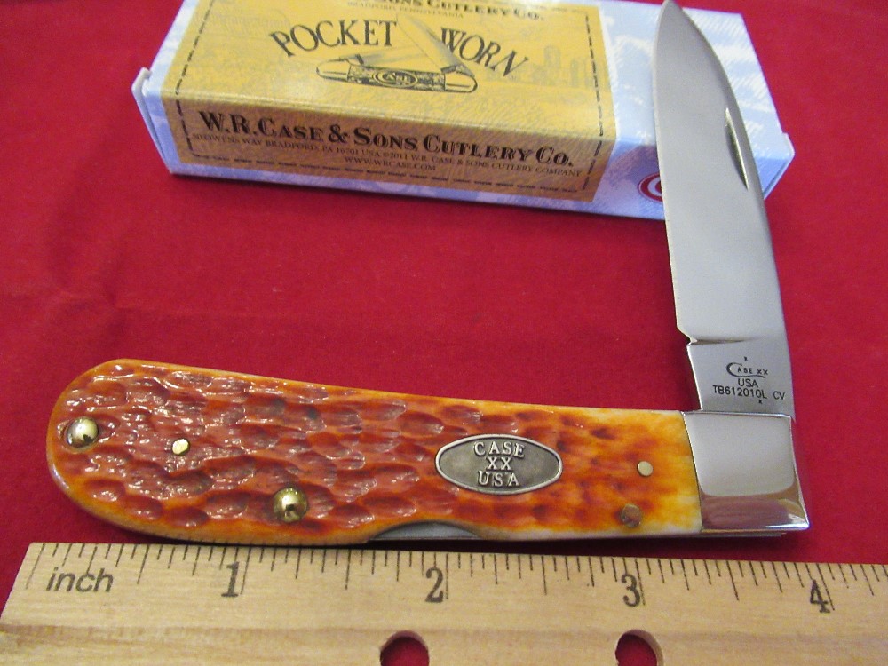 Case XX 2017 Whiskey Bone Tribal Lock Pattern TB612010L CV