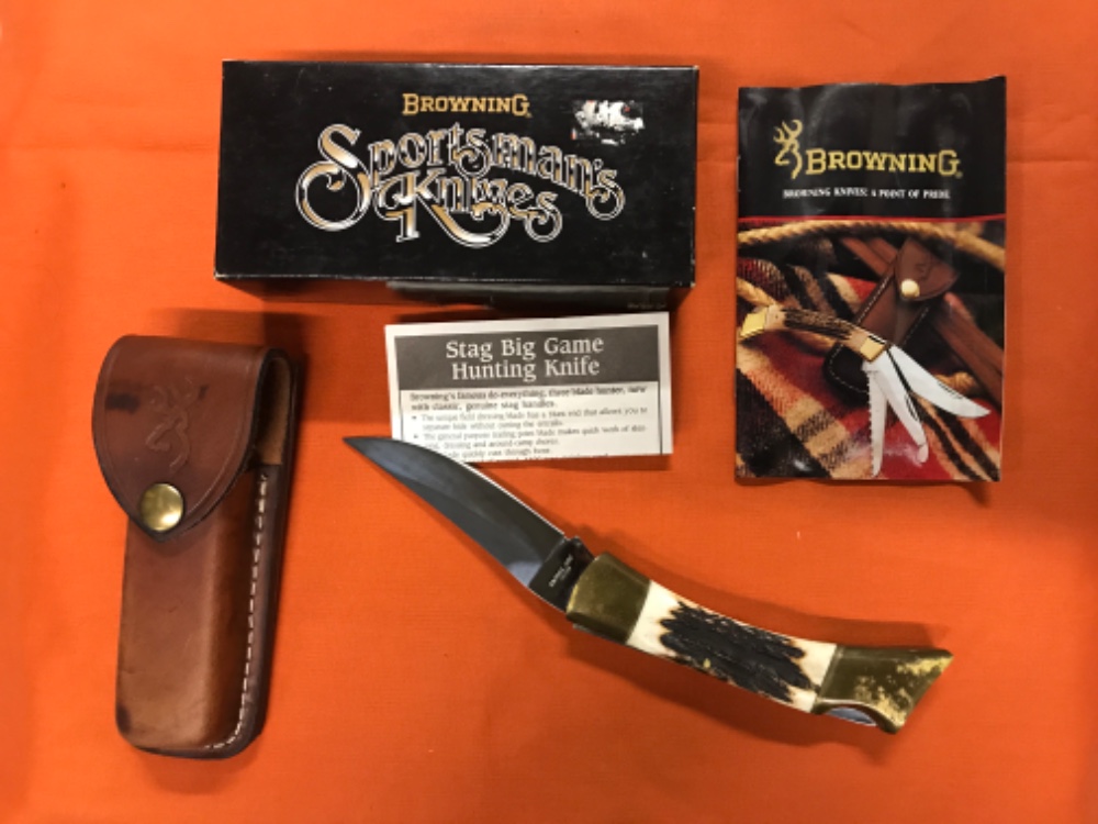 豪華で新しい Browning Sportsman Knives ハンティングナイフ、狩猟刀
