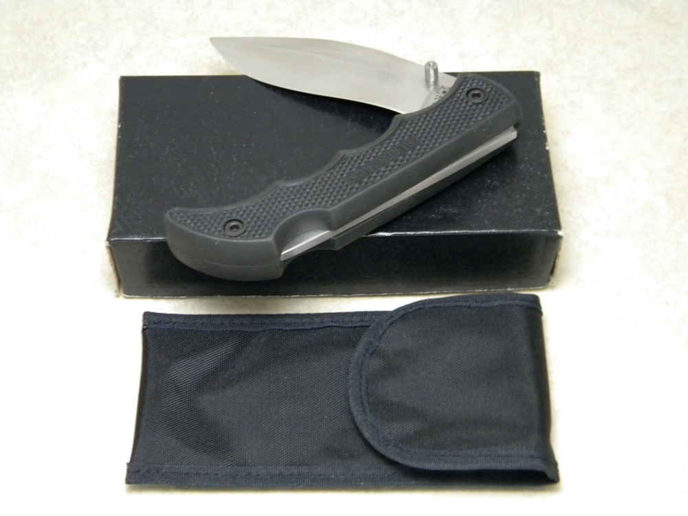 BlackJack Knives FK1 Japan Folding Kukri Lockback Knife and Pouch in