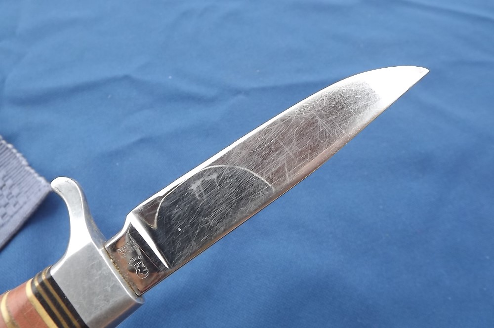 ANTON WINGEN JR OTHELLO VTG Skinner Knife Made In Solingen