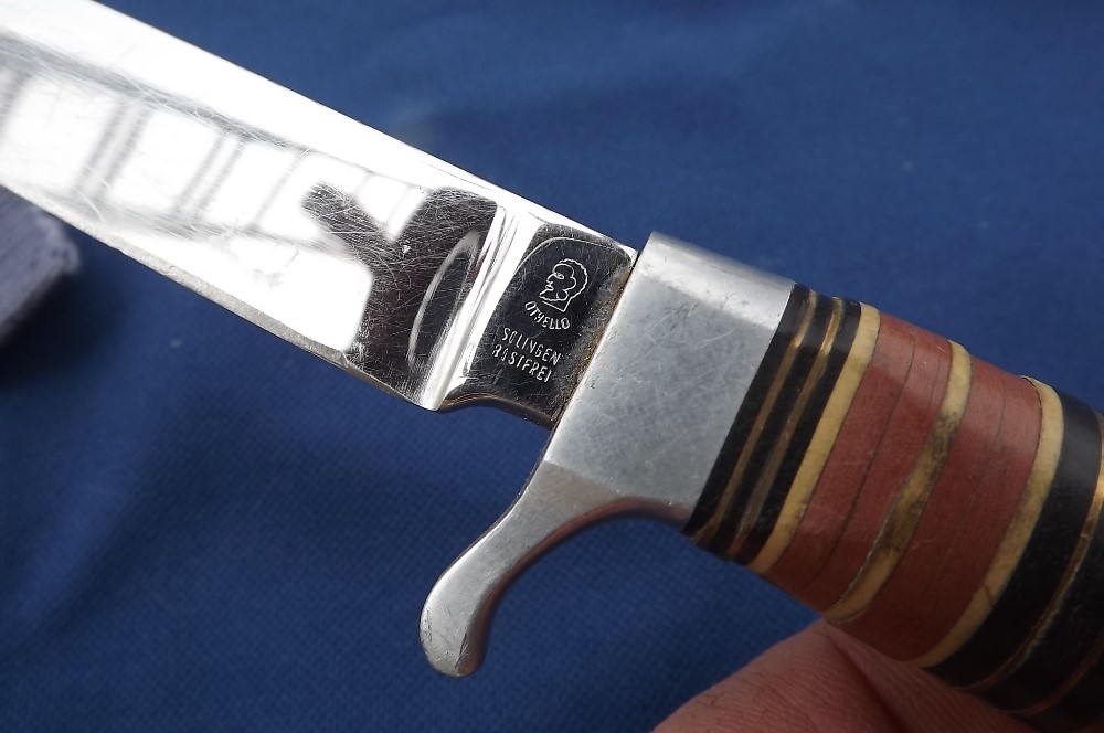 Vintage Anton Wingen Jr Solingen Rostfrei Othello Stag