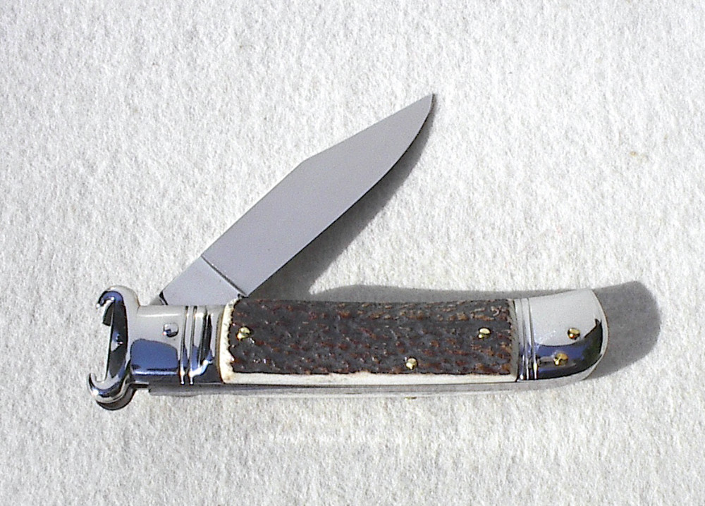 NEW OLD STOCK GENUINE STAG INOX LEVER LOCK SHOT SHELL PULLER KNIFE