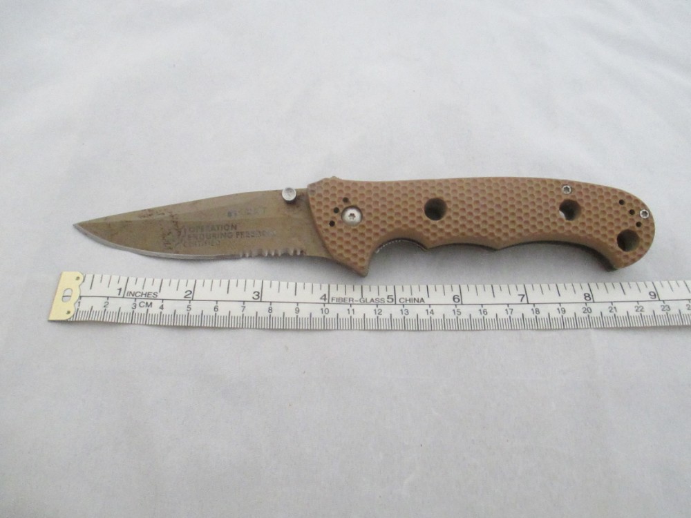 CRKT 7914D Operation Enduring Freedom Desert Cruiser Folding Knife AA0006