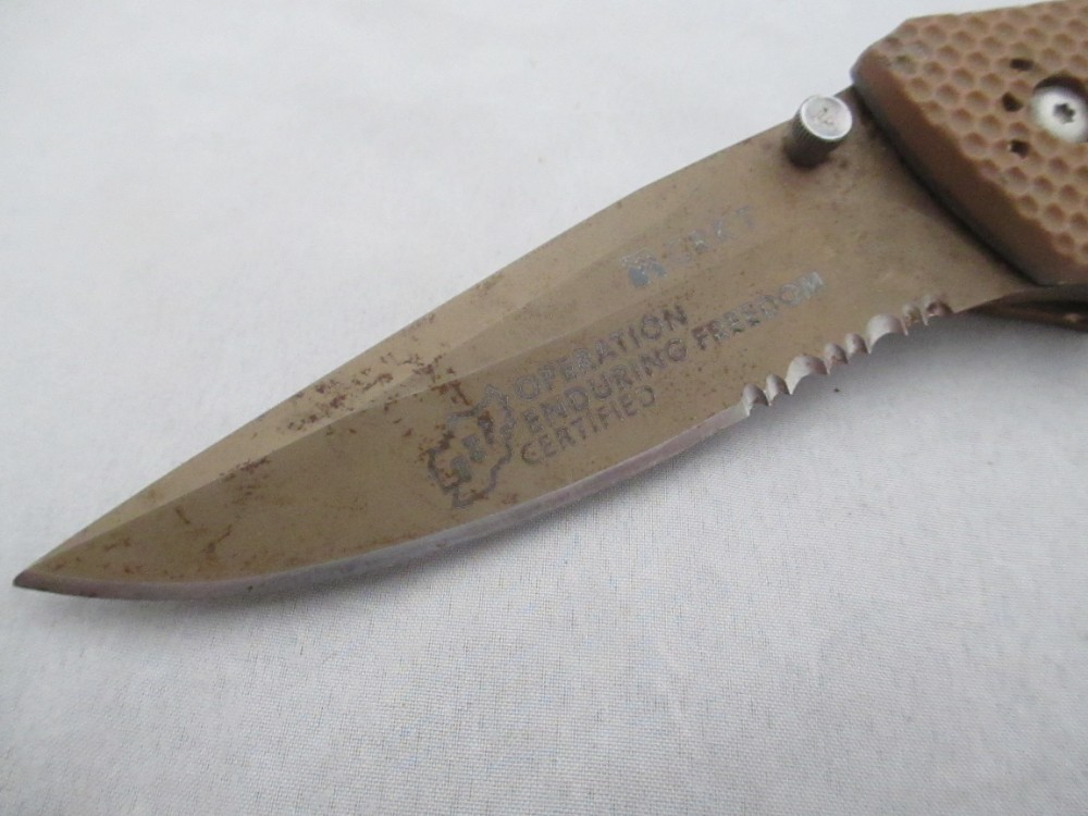 CRKT 7914D Operation Enduring Freedom Desert Cruiser Folding Knife AA0006