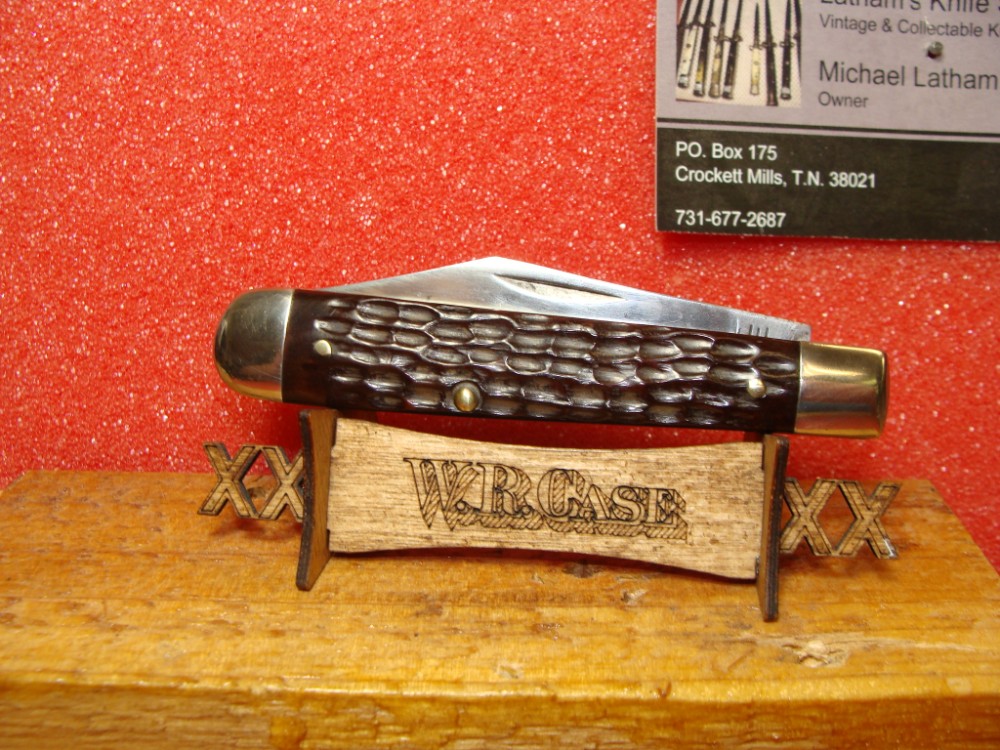 CASE XX 1940-64 JACK KNIFE 6214 1/2 BROWN BONE HANDLES