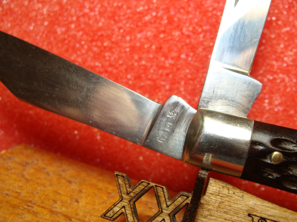 CASE XX 1940-64 JACK KNIFE 6214 1/2 BROWN BONE HANDLES