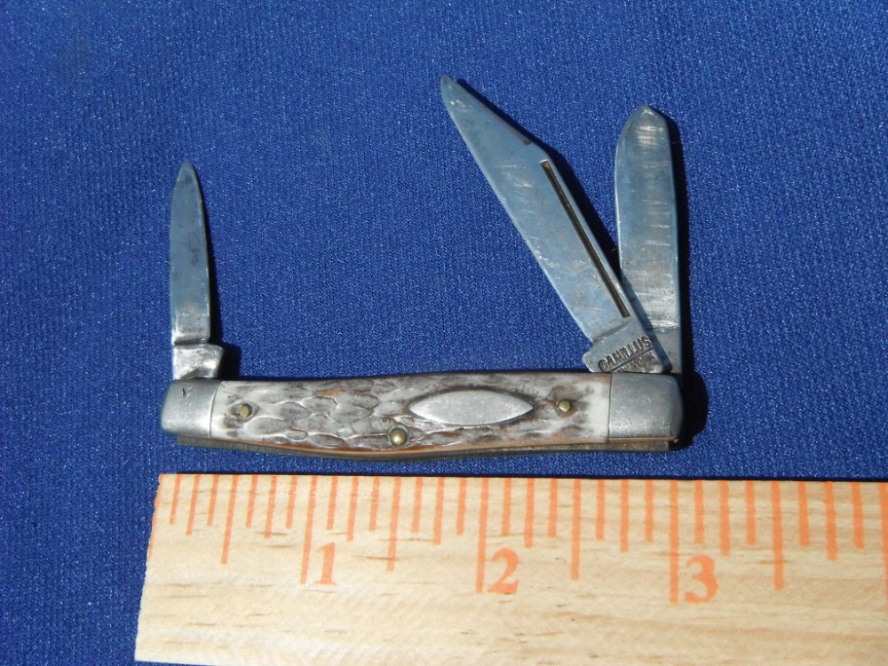 Vintage Camillus NEW YORK USA 3 blade 76 stockman knife