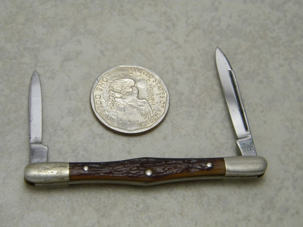 Camillus New York USA 49 Delrin Tuxedo Knife