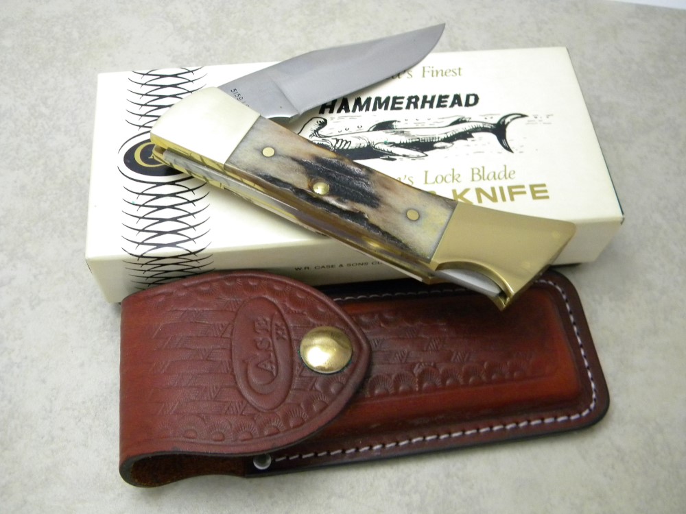 Case XX SS USA 9 Dot (1981) Stag 5159 LSSP Hammerhead Lockback