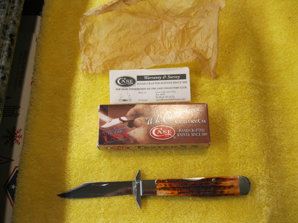 Case Knife XX USA 6111-1/2L Cheetah 2011 Chestnut Bone Cheetah