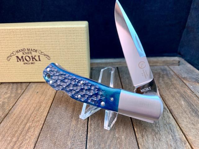 Moki Kronos Model ANZ-433 Exclusive Lapis Blue Jigged Bone